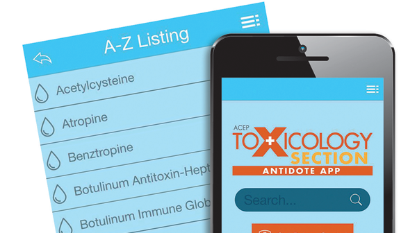 ACEP Toxicology Section Launches Poison Antidote Mobile App