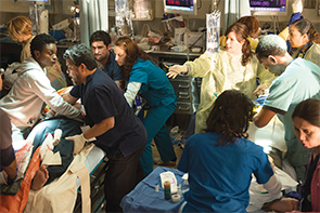 PHOTOS: Cliff Lipson/CBS<br>Scenes from the Code Black TV series.