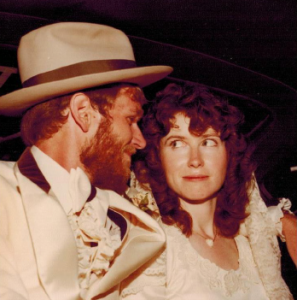 Dr. O’Shea and Dr. Benzoni at their wedding.